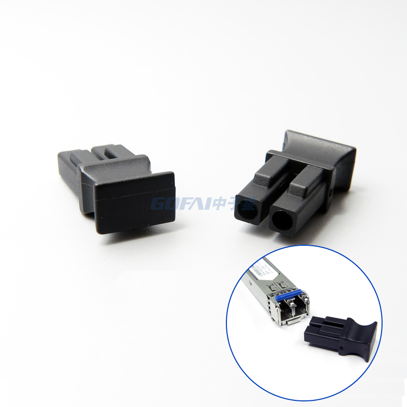 SFP XFP SFP+ LC Dual Fiber Port Silikon-Anti-Staubschutz für optisches Modul