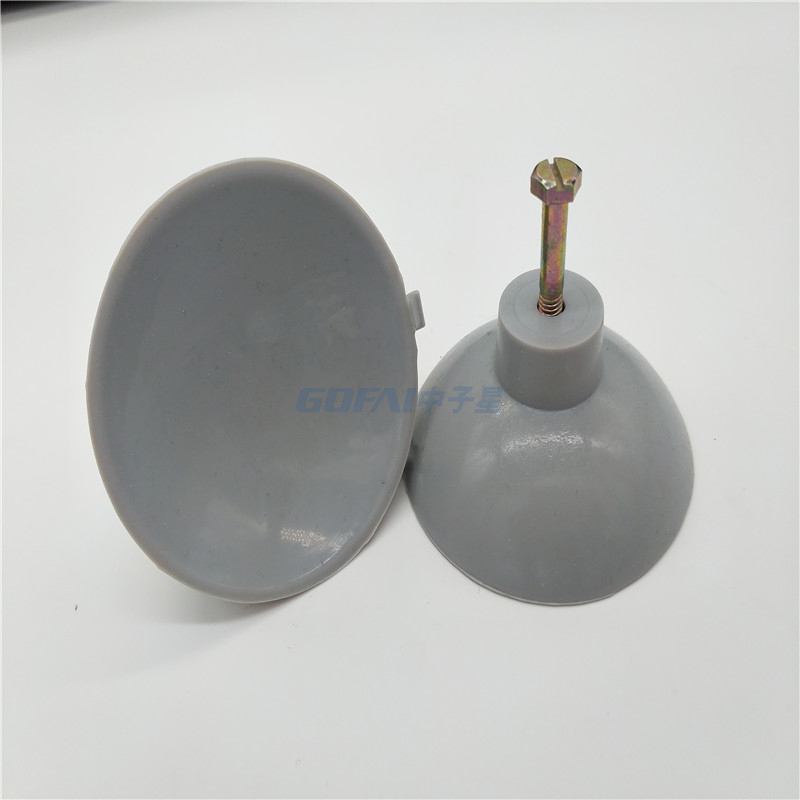 Saugnäpfe aus Metall und Vakuum-Saugnäpfe für Glas Starker Vakuum-Saugnapf aus Gummi mit Schraube