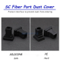 Hochwertiger Silikon SFP SC Fiber Optical Port Protector Cover Staubstecker