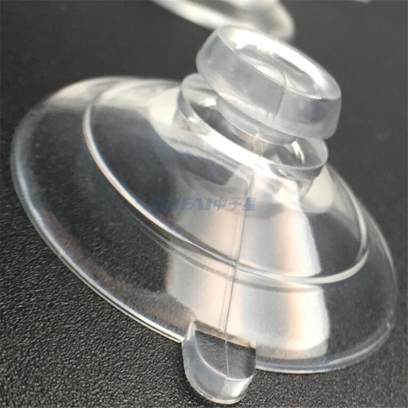 Silikon -PVC mit Gewinde Saugnapfbecher Glasplastikschraube Saugnapfe Tasse