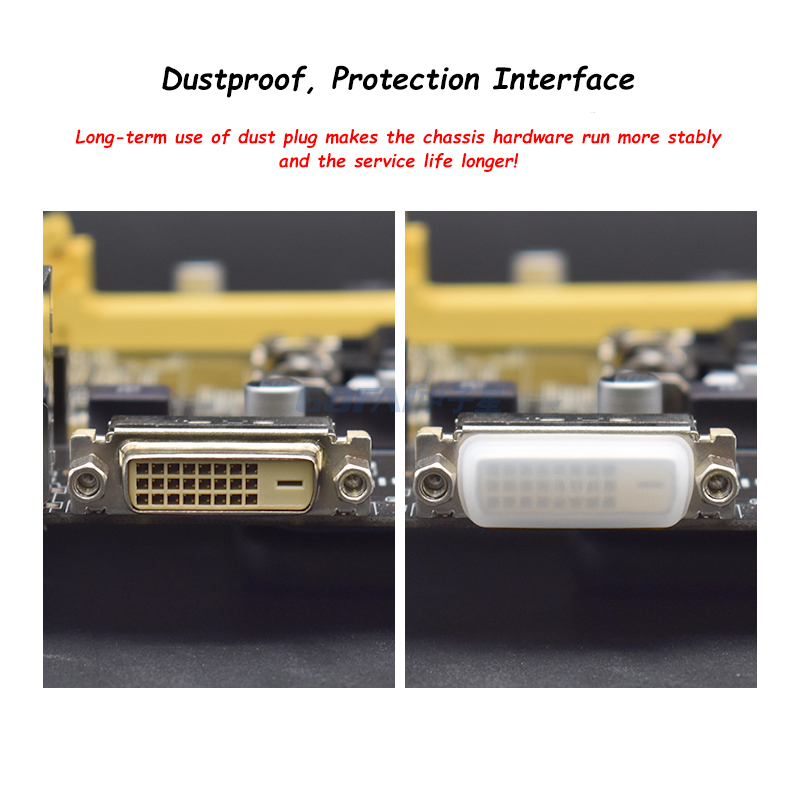 DVI-Video-Silikon-Stecker-Port-Anti-Staub-Schutz-Abdeckung